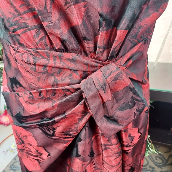 NWT black and red dress size 16 - Picture 3 of 8